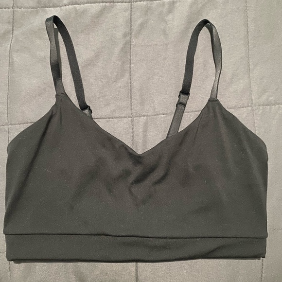 Other - H&M Black Minimalist Bra with Adjustable Straps